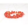 PULSERA SIN DIJE ORO LAMINADO PACHONA CRISTAL