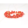 PULSERA SIN DIJE ORO LAMINADO PACHONA CRISTAL
