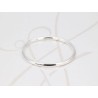 PULSERA SIN DIJE PLATA ARO GRUESO LISO