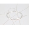 PULSERA SIN DIJE PLATA ARO GRUESO LISO