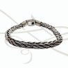 PULSERA SIN DIJE TORSAL TEJIDA REDONDA