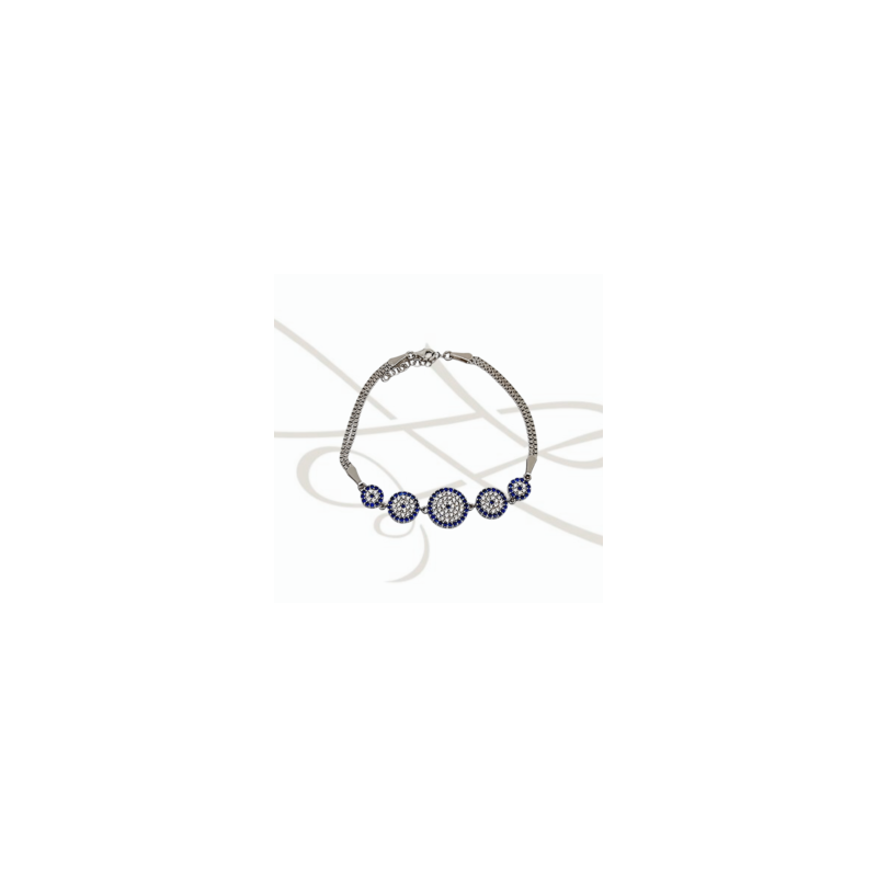 PULSERA SIN SIJE OJO TURZO ZIRCONIA