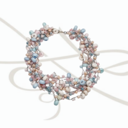 PULSERA TEJIDA HILO PLATA AGATA