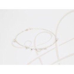 TOBILLERA CON DIJE PLATA SAN BENITO CADENA